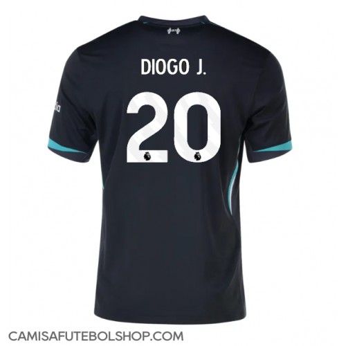 Camisa de time de futebol Liverpool Diogo Jota #20 Replicas 2º Equipamento 2024-25 Manga Curta